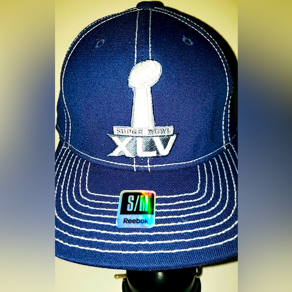 Vintage REEBOK NFL SUPER BOWL XLV | NWT | Collectible | Size: S/M - Picture 3 of 14